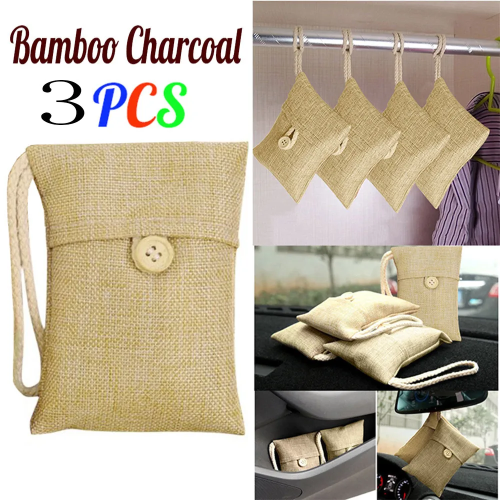 3pcs Bag Car Bamboo Charcoal Activated Carbon Air Freshener Odor Deodorant New Room Air Purifier Bag for car clean sope
3pcs Bag Car Bamboo Charcoal Activated Carbon Air Freshener Odor Deodorant New Room Air Purifier Bag for car clean sope