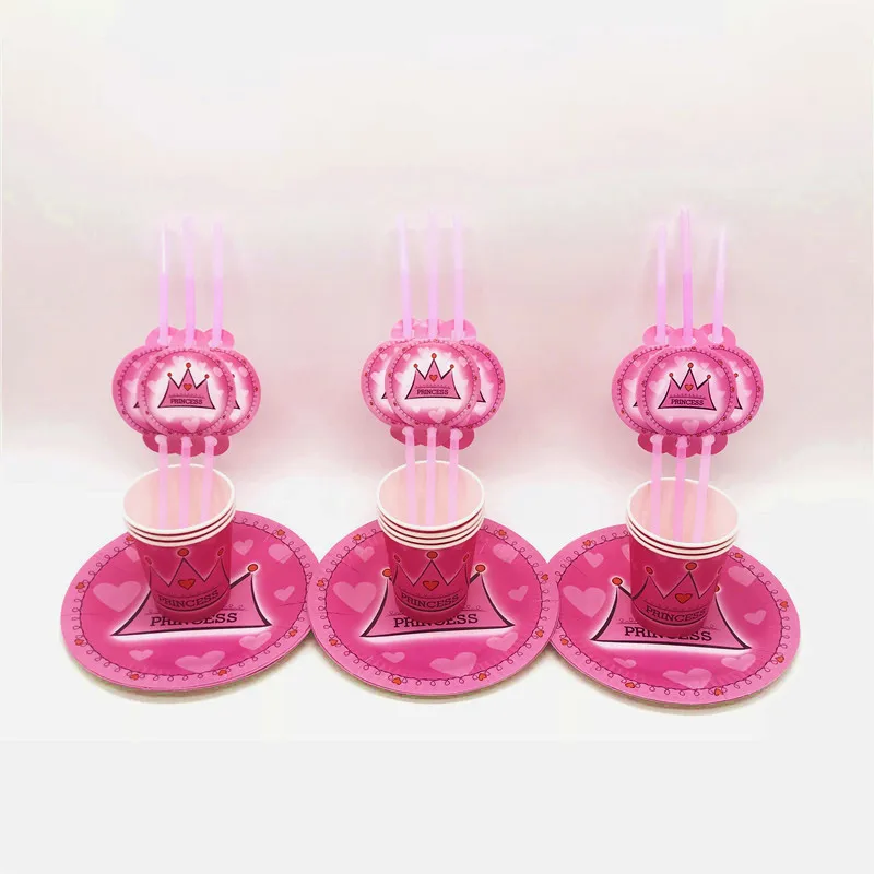 Princess Pink Crown Theme Kids Birthday Party Decoration Set Party Supplies Baby Birthday Pack Event Party Supplies 60pcs/lot
Princess Pink Crown Theme Kids Birthday Party Decoration Set Party Supplies Baby Birthday Pack Event Party Supplies 60pcs/lot