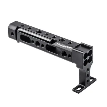 FANSHANG Universal Cheese Top Handle Grip With Cold Shoe Mount for DSLR Camera Cage Rig Monitor LED Light Microphone DIY FT-11
FANSHANG Universal Cheese Top Handle Grip With Cold Shoe Mount for DSLR Camera Cage Rig Monitor LED Light Microphone DIY FT-11