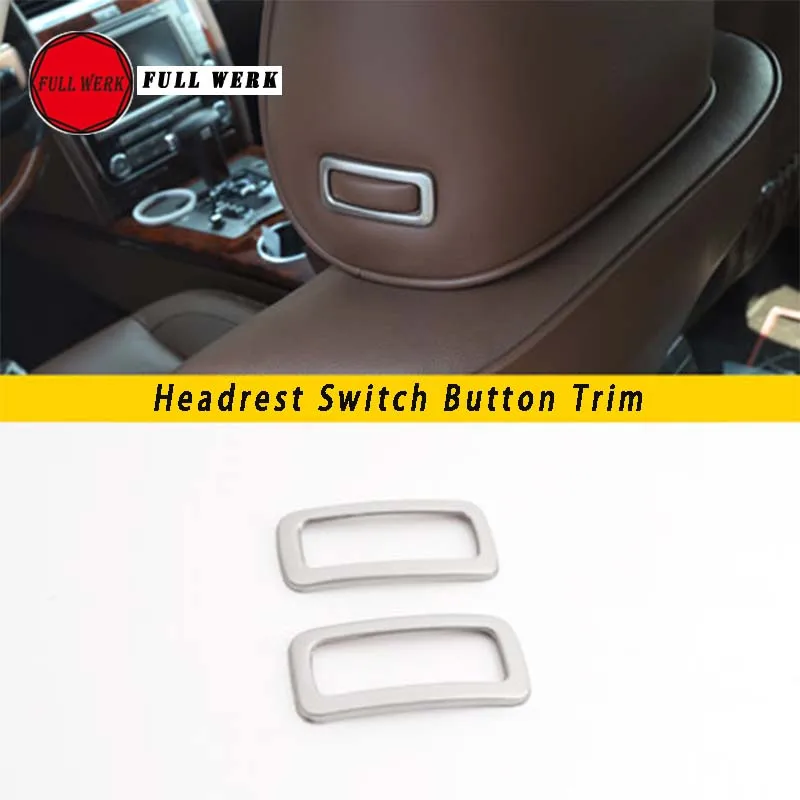 1 Pair Car Styling Seat Headrest Pillow Adjustment Switch Button Trim Sticker Frame for VW Phaeton Head Knob Decoration Cover
1 Pair Car Styling Seat Headrest Pillow Adjustment Switch Button Trim Sticker Frame for VW Phaeton Head Knob Decoration Cover
