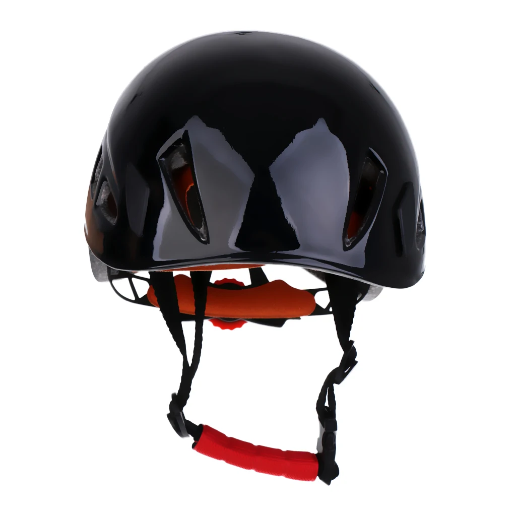Safe Rock Climbing Downhill Caving Rappelling Rescue Helmet Protector Black