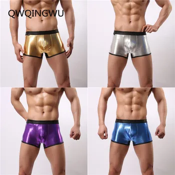 4PCS/Lot Sexy Men Boxers Leather Wrestling Hot Jockstrap Boxers Gold Faux Leather Erotic Gay Jumpsuit Lingerie Underwear Boxer
4PCS/Lot Sexy Men Boxers Leather Wrestling Hot Jockstrap Boxers Gold Faux Leather Erotic Gay Jumpsuit Lingerie Underwear Boxer