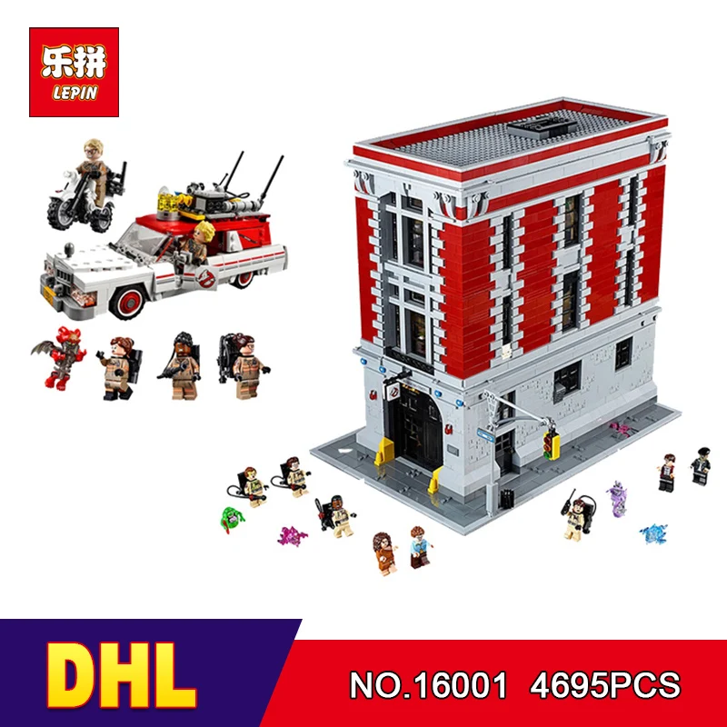 DHL LEPIN 16001 4705Pcs Ghostbusters Firehouse Headquarters brinquedos Model set Building Kits Model Compatible 75827
DHL LEPIN 16001 4705Pcs Ghostbusters Firehouse Headquarters brinquedos Model set Building Kits Model Compatible 75827