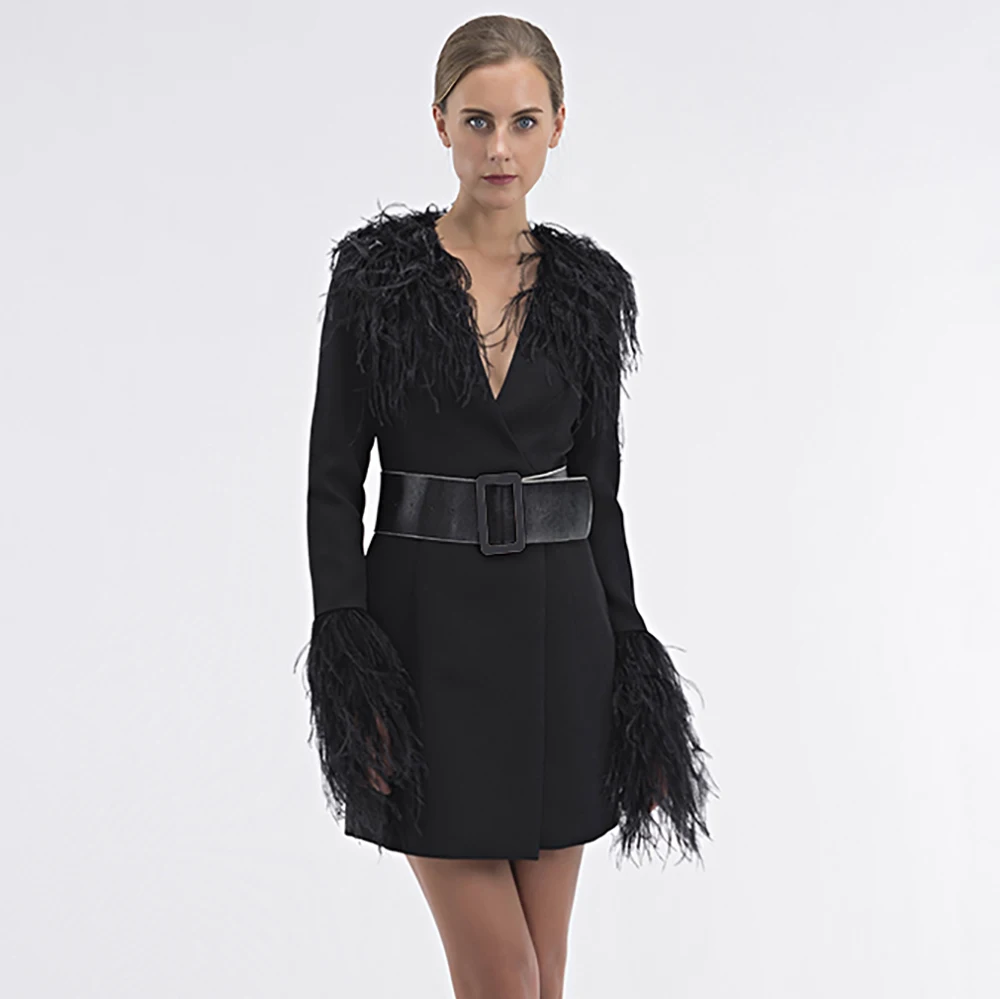 Feather sleeve jacket Clearance