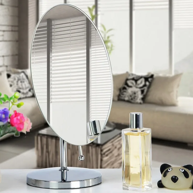 Oval Mirror 360 Degree Rotation Single Sided High Clear Mirror Desk Make Up Mirror Cosmetic Folding Portable Makeup Tool
Oval Mirror 360 Degree Rotation Single Sided High Clear Mirror Desk Make Up Mirror Cosmetic Folding Portable Makeup Tool