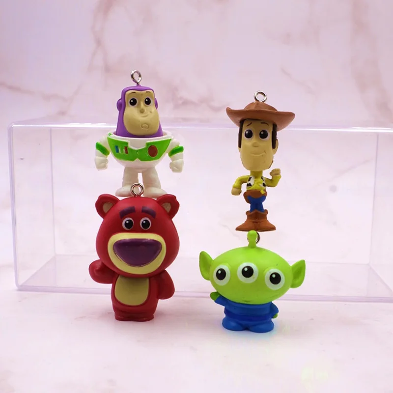 Movie Toy Story 3 Action Figure 4pcs/set Strawberry Bear Buzz Lightyear Woody Model DIY Keychain Bag Cake Decoration Kids Toys
Movie Toy Story 3 Action Figure 4pcs/set Strawberry Bear Buzz Lightyear Woody Model DIY Keychain Bag Cake Decoration Kids Toys