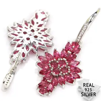 Real 6.5g 925 Solid Sterling Silver Long Big Heavy Pink Raspberry Rhodolite Garnet CZ Earrings 47x20mm
Real 6.5g 925 Solid Sterling Silver Long Big Heavy Pink Raspberry Rhodolite Garnet CZ Earrings 47x20mm