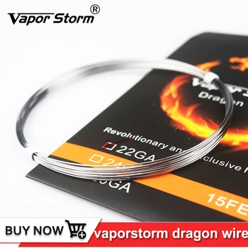 Original Vapor Storm Dragon Wire 22GA 24GA 26GA Anti Carbon Laydown with Bright Surface DIY Heating RDA RBA RDTA Coil 15 Feet
Original Vapor Storm Dragon Wire 22GA 24GA 26GA Anti Carbon Laydown with Bright Surface DIY Heating RDA RBA RDTA Coil 15 Feet