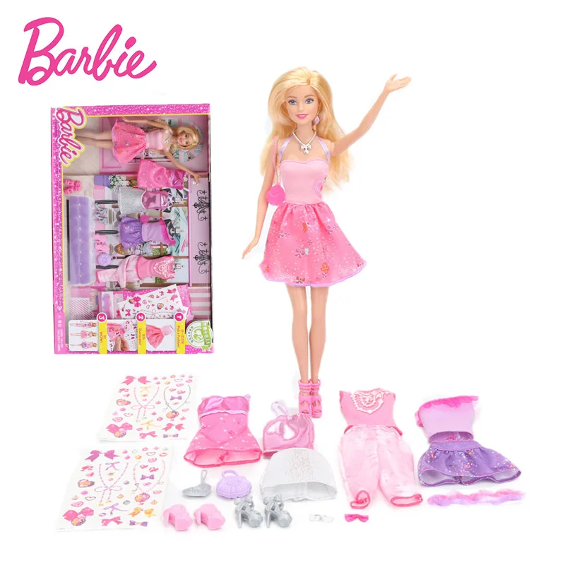 Barbie Doll & Fashions Girl Dolls Combo with Clothes Set Barbie Accessories Girls Toys Puppy Best Birthday Christmas Y7503
Barbie Doll & Fashions Girl Dolls Combo with Clothes Set Barbie Accessories Girls Toys Puppy Best Birthday Christmas Y7503