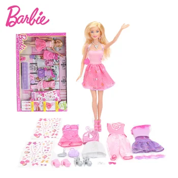 Barbie Doll & Fashions Girl Dolls Combo with Clothes Set Barbie Accessories Girls Toys Puppy Best Birthday Christmas Y7503
Barbie Doll & Fashions Girl Dolls Combo with Clothes Set Barbie Accessories Girls Toys Puppy Best Birthday Christmas Y7503