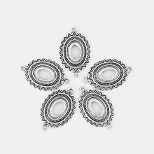 10pcs Blanks Base For 14x10mm Cameo Cabochon Settings Fit 2mm Leather Cord Findings
10pcs Blanks Base For 14x10mm Cameo Cabochon Settings Fit 2mm Leather Cord Findings