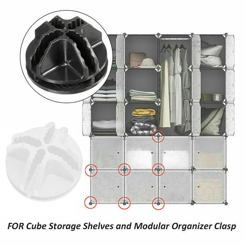 20Pcs Shelf Storage Cabinet Buckle Connectors Cube DIY Modular Closet Organizer Wardrobe Rack Clothes Shelf Storage Cabinet #2u
20Pcs Shelf Storage Cabinet Buckle Connectors Cube DIY Modular Closet Organizer Wardrobe Rack Clothes Shelf Storage Cabinet #2u
