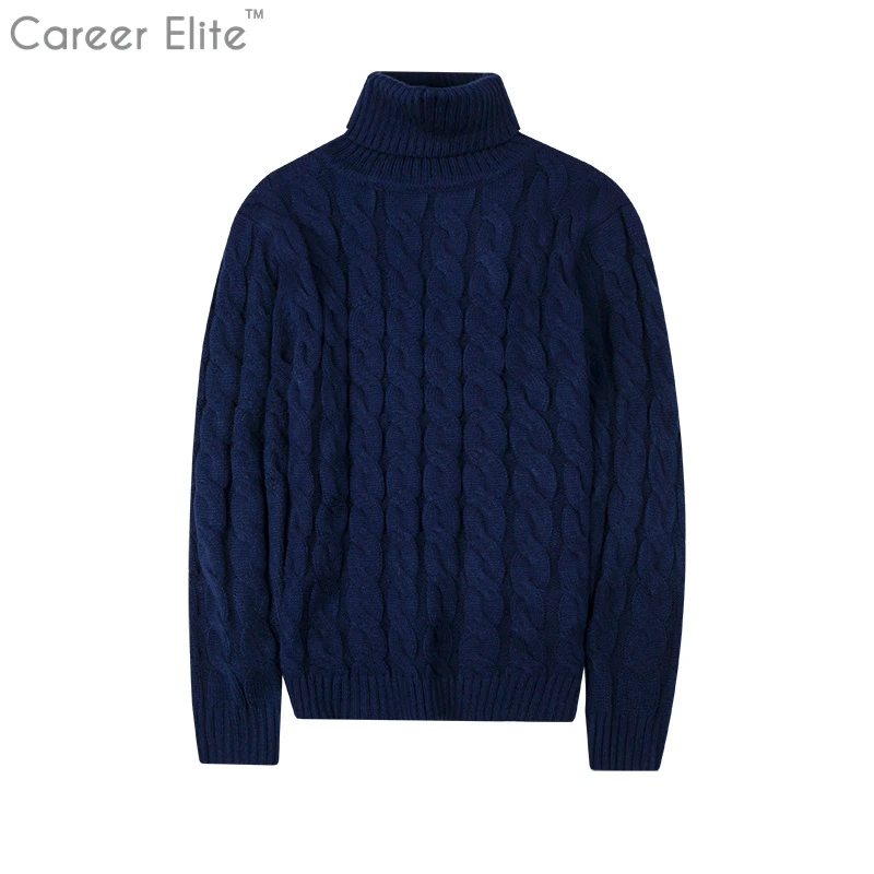High Neck Thick Warm Sweater Men Turtleneck Brand Solid Men's Sweaters Slim Fit Pullover Man Knitwear Male Double Collar Winter
High Neck Thick Warm Sweater Men Turtleneck Brand Solid Men's Sweaters Slim Fit Pullover Man Knitwear Male Double Collar Winter