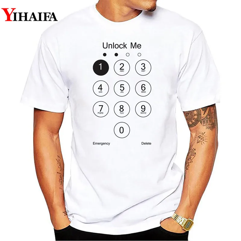 Men T Shirt Summer Creative Unlock me Letter Graphic Tee gym Print T-Shirts Simple Casual White Tops
Men T Shirt Summer Creative Unlock me Letter Graphic Tee gym Print T-Shirts Simple Casual White Tops