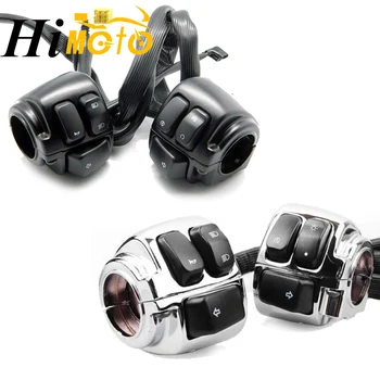 Motorcycle Switch Universal 25mm 1'' Motorbike Handlebar Switch Control Button Headlight Turn Signal Light Horn For Harley 883XL
Motorcycle Switch Universal 25mm 1'' Motorbike Handlebar Switch Control Button Headlight Turn Signal Light Horn For Harley 883XL
