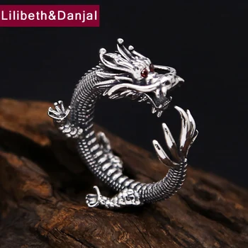 New 925 Sterling Silver Ring Men Jewelry Dragon Gemstone natural stone Eye Ring Opening Gift Fine Jewelry R1
New 925 Sterling Silver Ring Men Jewelry Dragon Gemstone natural stone Eye Ring Opening Gift Fine Jewelry R1
