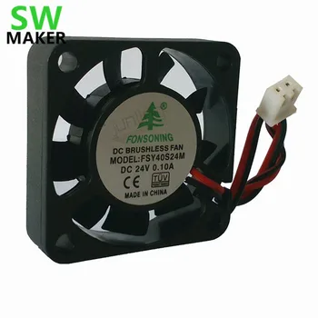 SWMAKER 2pcs FONSONING 40*40*10 FSY40S24M DC24V 0.1A cooling fan for Replicator 3D printer Fast ship
SWMAKER 2pcs FONSONING 40*40*10 FSY40S24M DC24V 0.1A cooling fan for Replicator 3D printer Fast ship