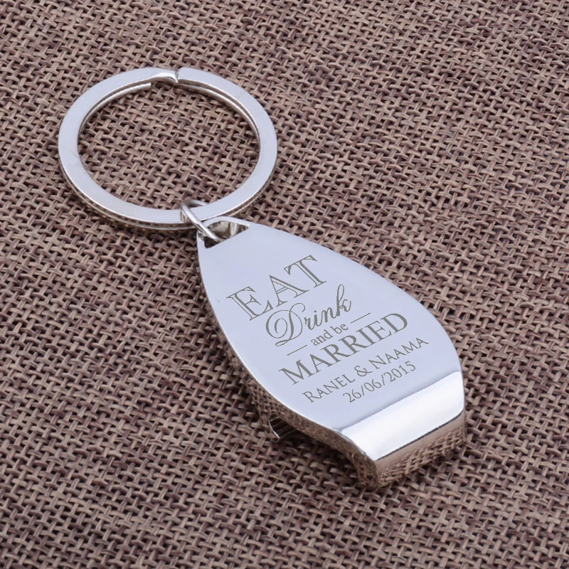 100pcs Bride & Groom Personalised Key Ring Key Chain Beer Bottle Opener Personalized Wedding Favour Bomboniere Thank You Gifts
100pcs Bride & Groom Personalised Key Ring Key Chain Beer Bottle Opener Personalized Wedding Favour Bomboniere Thank You Gifts