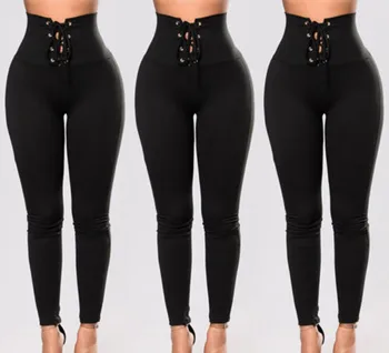 2018 Top Fashion Women Pencil Pants Women Black Casual High Waist Pants Drawstring Loose Trousers Pantalon Femme
2018 Top Fashion Women Pencil Pants Women Black Casual High Waist Pants Drawstring Loose Trousers Pantalon Femme