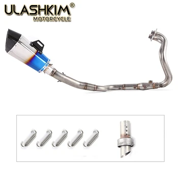Motorcycle Full Exhaust System Slip On For kawasaki Ninja 250 250R 300 Ninja250 ninja300 Middle Pipe With DB-KILLER
Motorcycle Full Exhaust System Slip On For kawasaki Ninja 250 250R 300 Ninja250 ninja300 Middle Pipe With DB-KILLER