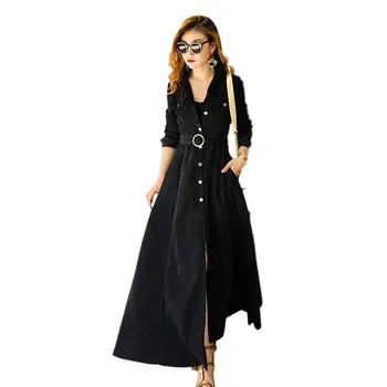 2020 Autumn Winter Long Dress Female Loose Casua Split High Waist Pocket Dress Elegant Maxi Sexy Style Party Women Dresses X63
2020 Autumn Winter Long Dress Female Loose Casua Split High Waist Pocket Dress Elegant Maxi Sexy Style Party Women Dresses X63