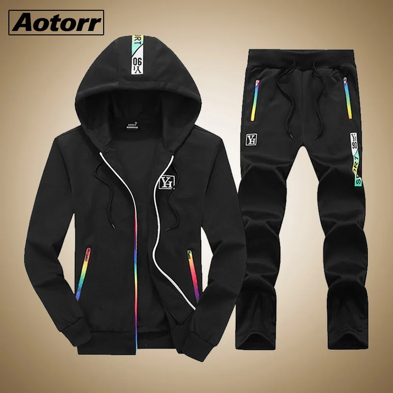 Casual Tracksuit Men Set Autumn Winter Luxury Sportswear Suit For Man Clothing Track Suits Men's Hooded Two Pieces Hoodies Sets
Casual Tracksuit Men Set Autumn Winter Luxury Sportswear Suit For Man Clothing Track Suits Men's Hooded Two Pieces Hoodies Sets