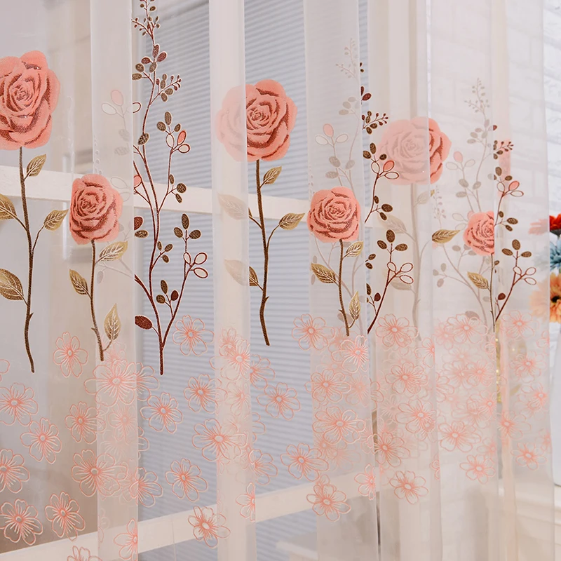2018 New Orange-red Purple Rose Curtains Light-transmitting Elegant Screens Designed For The Living Room rideau perle pour porte
2018 New Orange-red Purple Rose Curtains Light-transmitting Elegant Screens Designed For The Living Room rideau perle pour porte