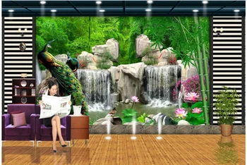 3d wallpaper custom photo non-woven mural Peacock bamboo rockery decoration painting 3d wall mural wallpaper for living room
3d wallpaper custom photo non-woven mural Peacock bamboo rockery decoration painting 3d wall mural wallpaper for living room