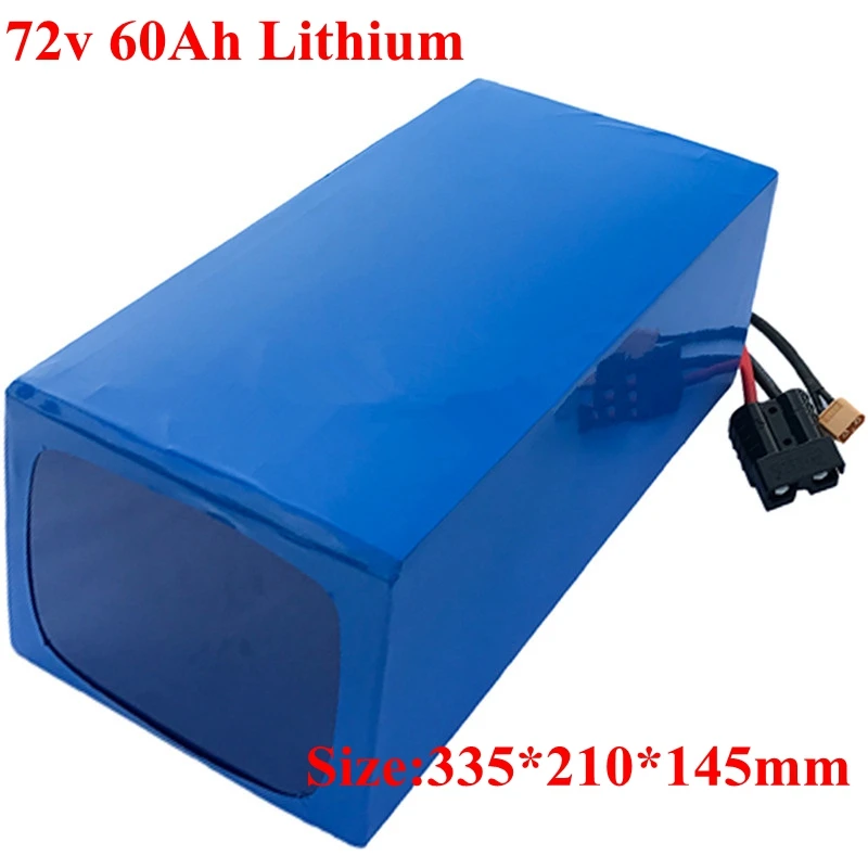 Lithium Ion Battery Pack 72V 60Ah with BMS for 5000W Motorcycle Ebike Electric Scooter Energy Storage Golf Trolley+10A Charger
Lithium Ion Battery Pack 72V 60Ah with BMS for 5000W Motorcycle Ebike Electric Scooter Energy Storage Golf Trolley+10A Charger