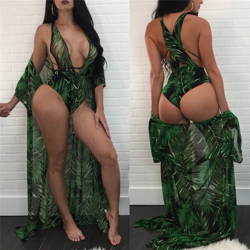 Womens Swimwear One Piece Bikini + Smock Swimsuit Push Up Beachwear Bathing Suit
Womens Swimwear One Piece Bikini + Smock Swimsuit Push Up Beachwear Bathing Suit
