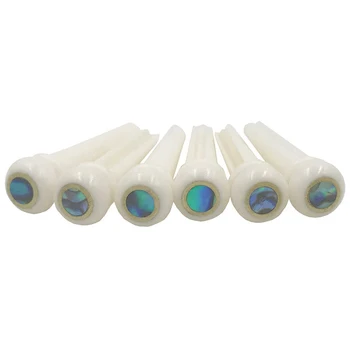 Guitar Bone Bridge Pins with 5.3mm Position Abanlone Dot for Acoustic Guitar Parts Replacement
Guitar Bone Bridge Pins with 5.3mm Position Abanlone Dot for Acoustic Guitar Parts Replacement
