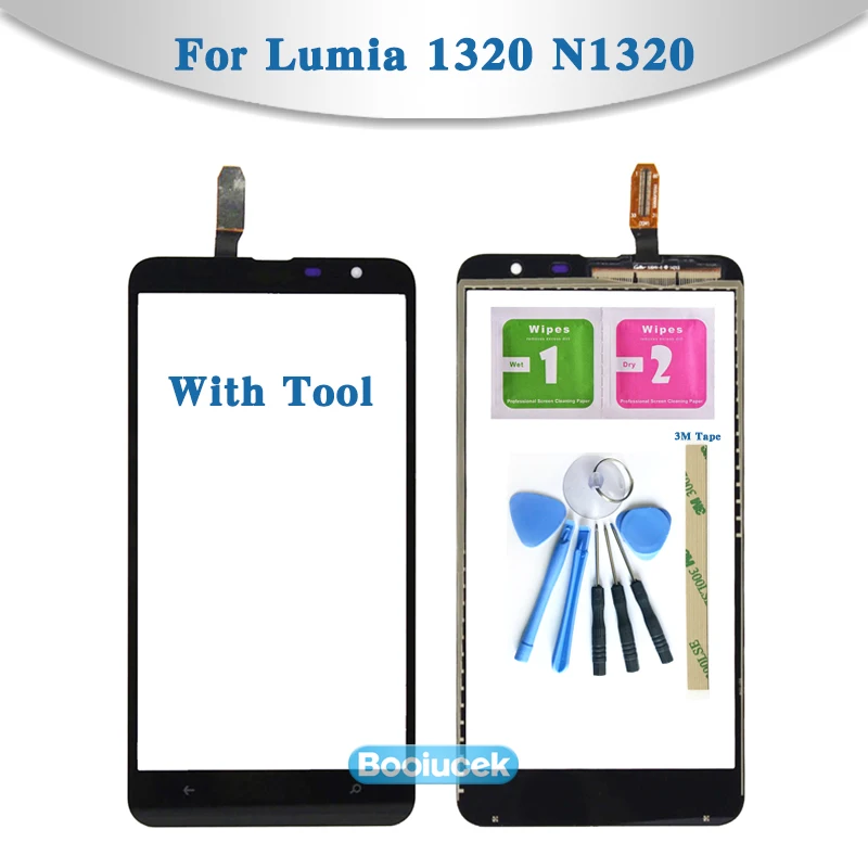 Высокое качество 6 0 &quotдля Nokia Lumia 1320 N1320 сенсорный экран дигитайзер Датчик внешняя