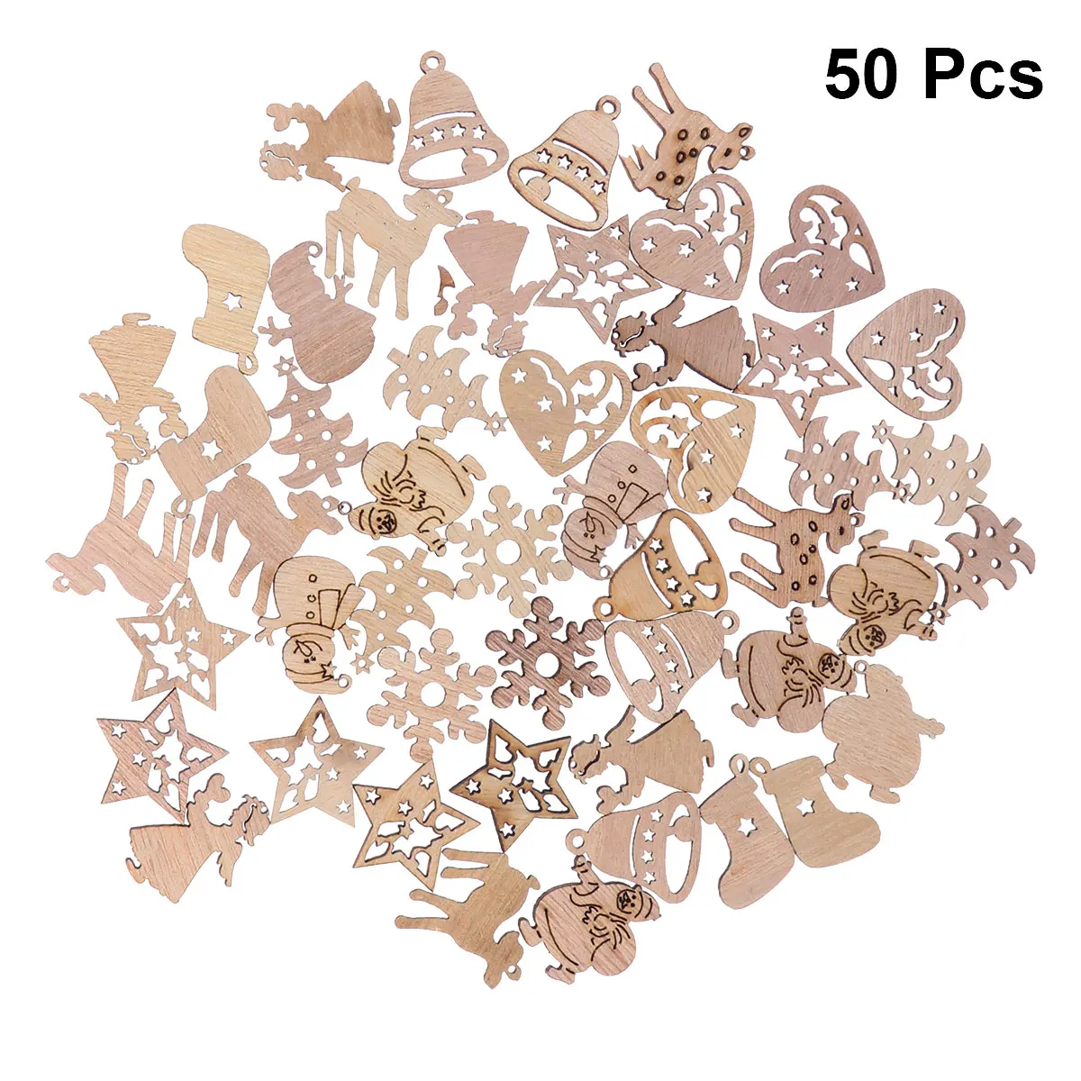 50pcs Cute Cartoon Wooden Pieces Cutouts Craft Embellishments Wood Ornament Christmas Pendant For DIY Art Home Decoration
50pcs Cute Cartoon Wooden Pieces Cutouts Craft Embellishments Wood Ornament Christmas Pendant For DIY Art Home Decoration