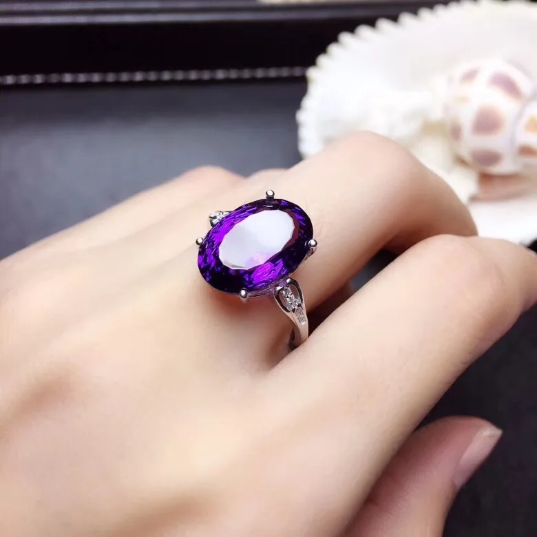 big size purple Amethyst gemstone ring for women fine jewelry women ring natural real gem 925 sterling silver birthday gift sale
big size purple Amethyst gemstone ring for women fine jewelry women ring natural real gem 925 sterling silver birthday gift sale