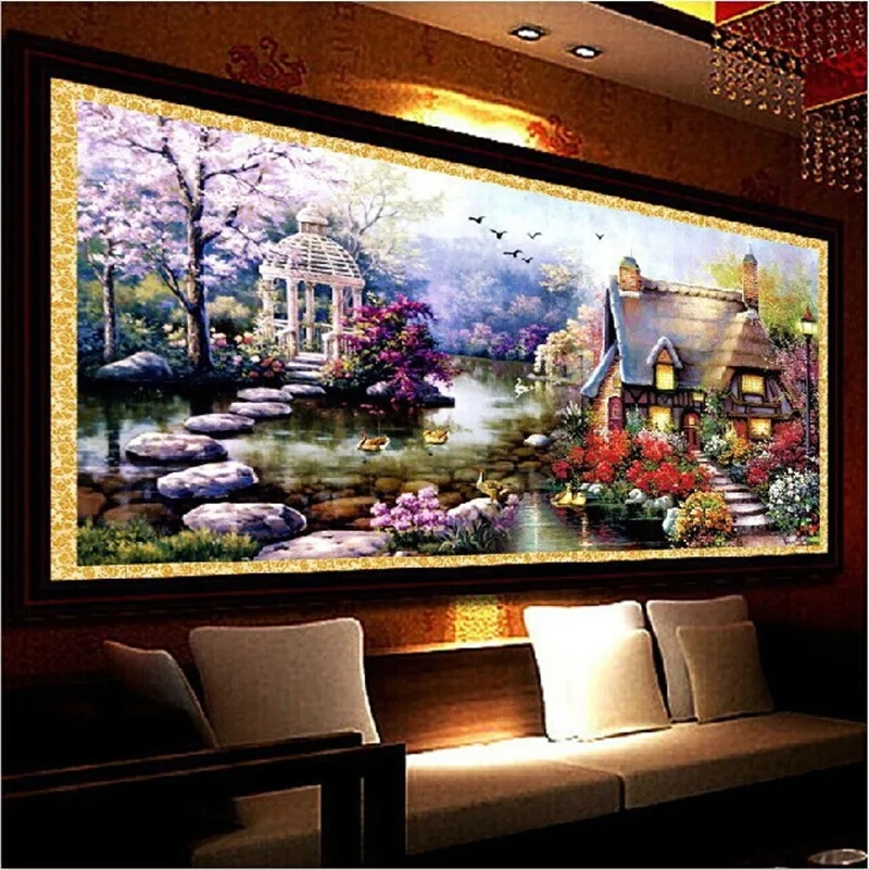 DIY 5D Diamond Mosaic Landscapes Garden lodge Full Diamond Painting Cross Stitch Kits Home Decoration- Round Diamond Embroidery
DIY 5D Diamond Mosaic Landscapes Garden lodge Full Diamond Painting Cross Stitch Kits Home Decoration- Round Diamond Embroidery
