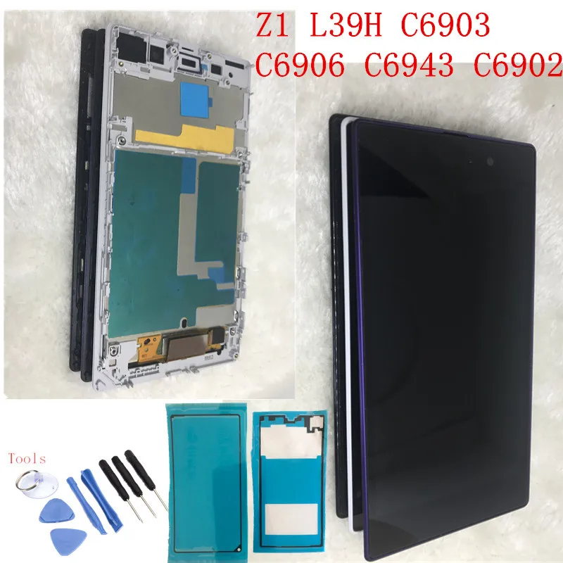 No Dead Pixel 5.0" Original for SONY Z1 Display C6903 L39H LCD For SONY Xperia Z1 LCD Display Touch Screen Digitizer
No Dead Pixel 5.0" Original for SONY Z1 Display C6903 L39H LCD For SONY Xperia Z1 LCD Display Touch Screen Digitizer