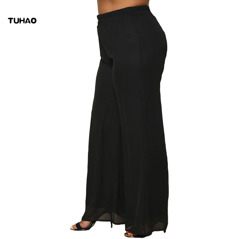 TUHAO 2019 NEW Autumn chiffon wide leg pants women loose big large size trousers Vintage Elastic Waist Oversized Trousers BC106
TUHAO 2019 NEW Autumn chiffon wide leg pants women loose big large size trousers Vintage Elastic Waist Oversized Trousers BC106