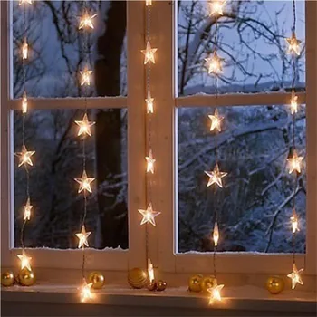 New Arrival 6W 2x0.8M Home Decoration 60LED Star Curtain Lamp Inserting Electricity Lamp string Party Wedding Decorations C0511
New Arrival 6W 2x0.8M Home Decoration 60LED Star Curtain Lamp Inserting Electricity Lamp string Party Wedding Decorations C0511
