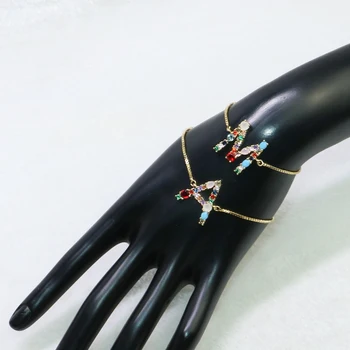 8 Pieces letter bracelet zircon chain link named alphabet bracelet jewelry for jewelry making gift for lady 5140
8 Pieces letter bracelet zircon chain link named alphabet bracelet jewelry for jewelry making gift for lady 5140