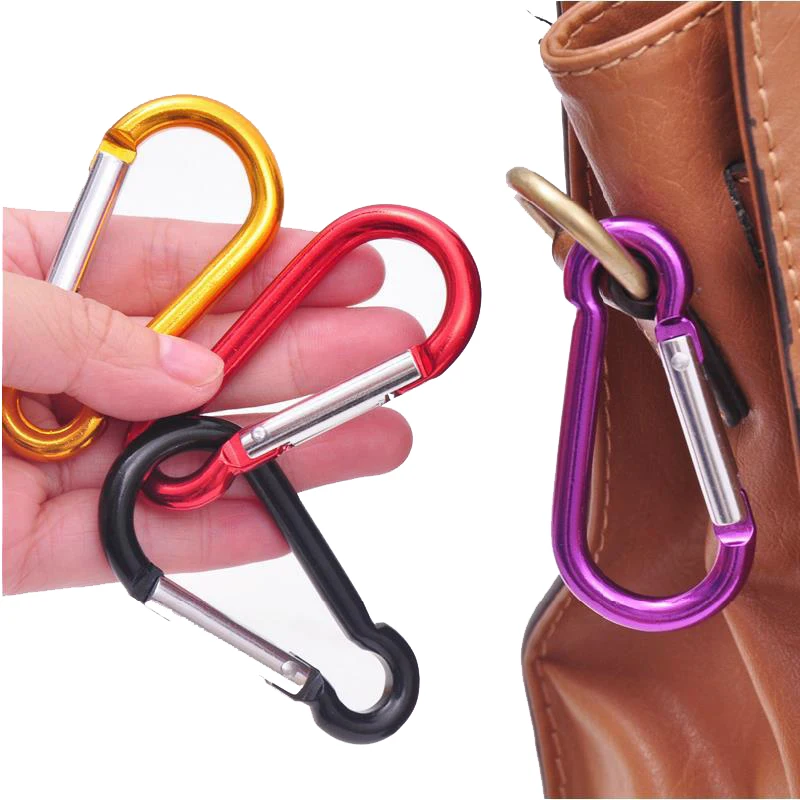 10pcs 6cm Aluminum Carabiner Snap Clip Lock Hook Keychain Practical Outdoor camping equipment Retractable Spring Carabiner
10pcs 6cm Aluminum Carabiner Snap Clip Lock Hook Keychain Practical Outdoor camping equipment Retractable Spring Carabiner