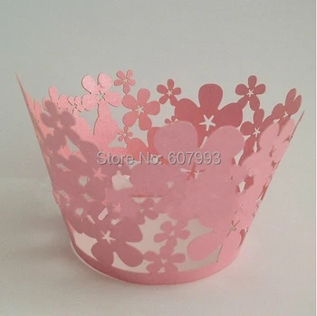 Laser cut Flower cupcake wrapper with liner,wedding party supplies accessories christmas favors cake baking wrap muffins,120pcs
Laser cut Flower cupcake wrapper with liner,wedding party supplies accessories christmas favors cake baking wrap muffins,120pcs