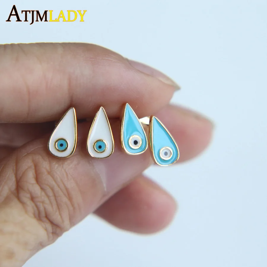 2018 New Arrive High Quality Dainty Women Girl Turkish Evil Eye Jewelry White Blue Enamel 100% 925 Sterling Silver Cute Earring
2018 New Arrive High Quality Dainty Women Girl Turkish Evil Eye Jewelry White Blue Enamel 100% 925 Sterling Silver Cute Earring