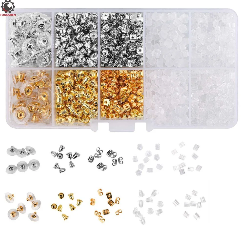 1200Pcs Earring Backs Earring Backings Earring Back Clips Bullet Shape Butterfly Metal Rubber Plastic Secure Earring Backs
1200Pcs Earring Backs Earring Backings Earring Back Clips Bullet Shape Butterfly Metal Rubber Plastic Secure Earring Backs