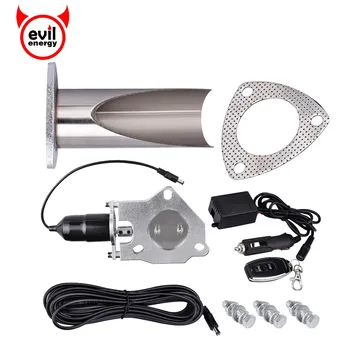 evil energy 2.5 Inch Electric Stainless Exhaust Cutout Catback Downpipe With Remote Control Cut Out Pipe Escape Muffler
evil energy 2.5 Inch Electric Stainless Exhaust Cutout Catback Downpipe With Remote Control Cut Out Pipe Escape Muffler