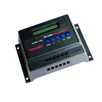 WS-C2460 Solar Charge Controller 50A Auto 12/24V LCD display PWM Controller
WS-C2460 Solar Charge Controller 50A Auto 12/24V LCD display PWM Controller