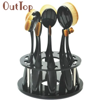 10 Holes Black Durable Oval Makeup Brush Holder Drying Rack Organizer Cosmetic Shelf Tool Levert Dropship feb23
10 Holes Black Durable Oval Makeup Brush Holder Drying Rack Organizer Cosmetic Shelf Tool Levert Dropship feb23