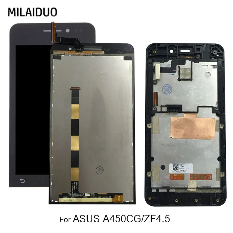Original LCD Display For Asus Zenfone 4 A450CG Touch Screen Digitizer Assembly Replacement Black With/No Frame
Original LCD Display For Asus Zenfone 4 A450CG Touch Screen Digitizer Assembly Replacement Black With/No Frame
