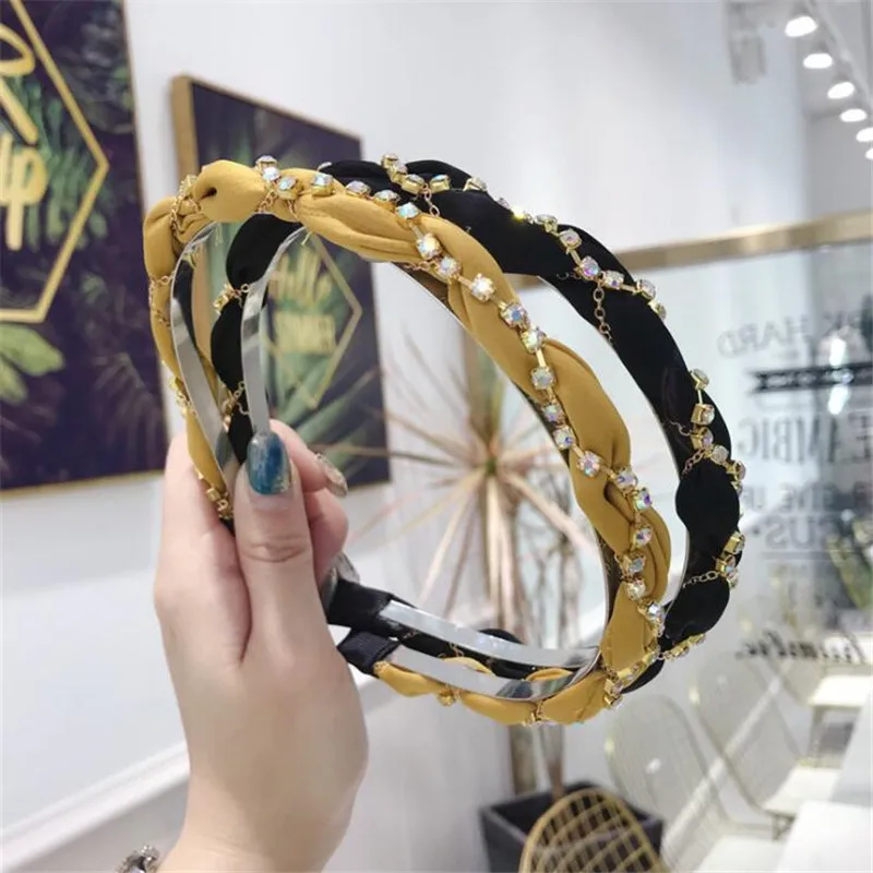 Korean Boutique Hairband Braided Drill Strip Thin Headband Women Hair Head Hoop Bands Accessories For Girls Scrunchy Hairbands
Korean Boutique Hairband Braided Drill Strip Thin Headband Women Hair Head Hoop Bands Accessories For Girls Scrunchy Hairbands
