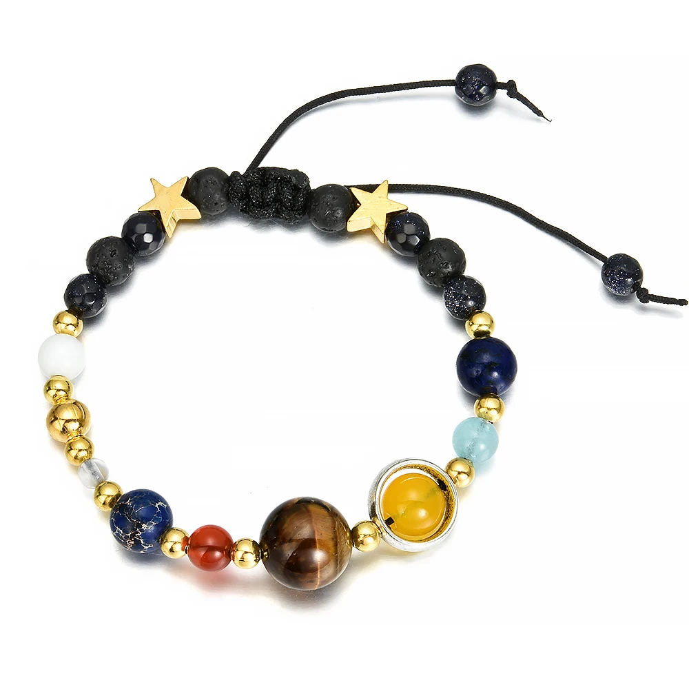 2017 Fashion New Bracelet Galaxy Solar System Eight Planets Theme Natural Stone Beaded Gift Charm Jewelry
2017 Fashion New Bracelet Galaxy Solar System Eight Planets Theme Natural Stone Beaded Gift Charm Jewelry