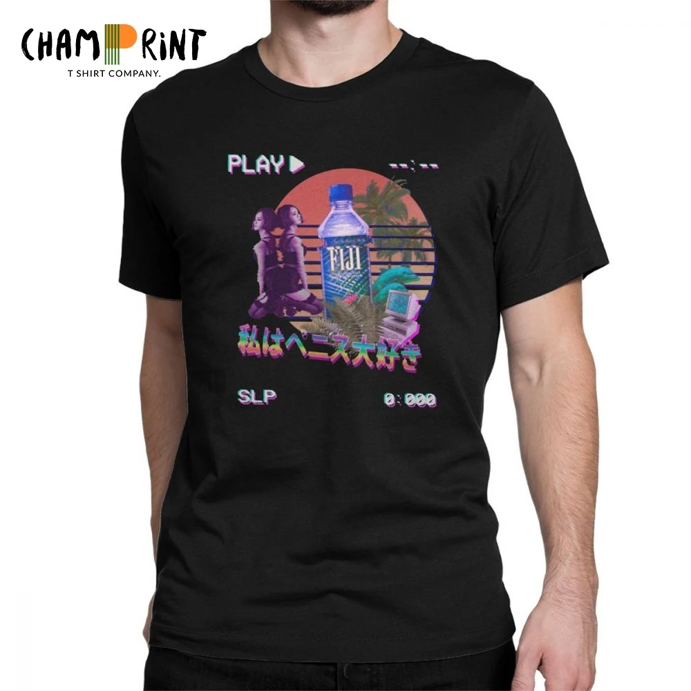 Vaporwave Fiji Bottle Men's T Shirts Dolphins Macintosh Novelty Cotton Short Sleeve Tees Round Neck T-Shirts Printed Clothes
Vaporwave Fiji Bottle Men's T Shirts Dolphins Macintosh Novelty Cotton Short Sleeve Tees Round Neck T-Shirts Printed Clothes